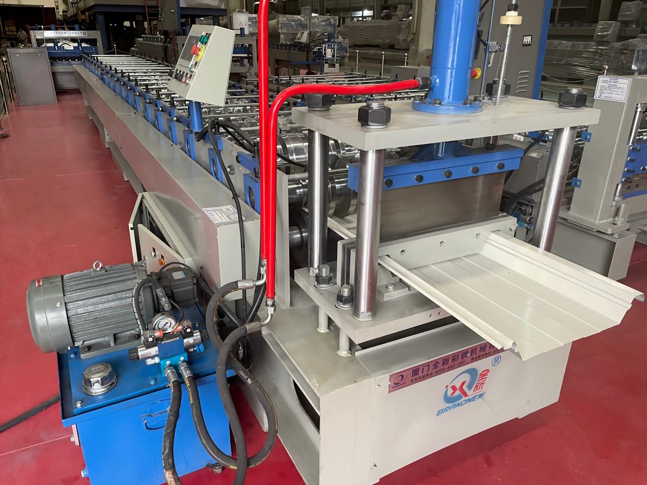 Snap Lock Metal Paa Mashine